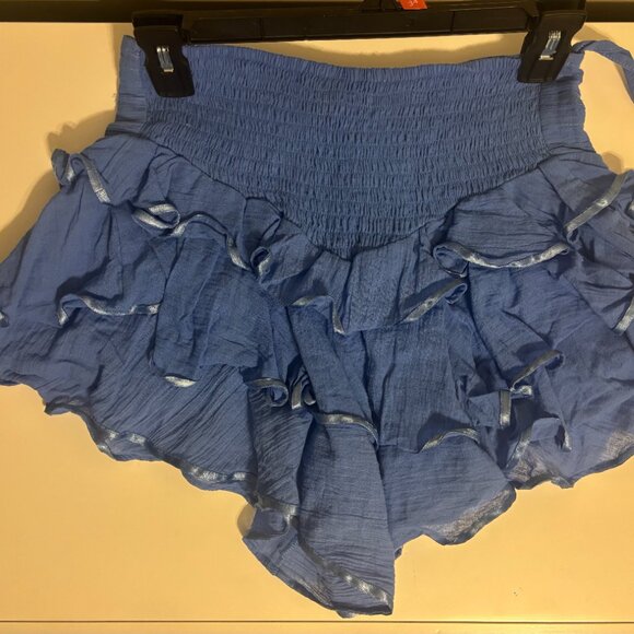 Fillyboo Bottoms for the Sunday Blue Set Ruffles Shorts Skirt M - Picture 2 of 3